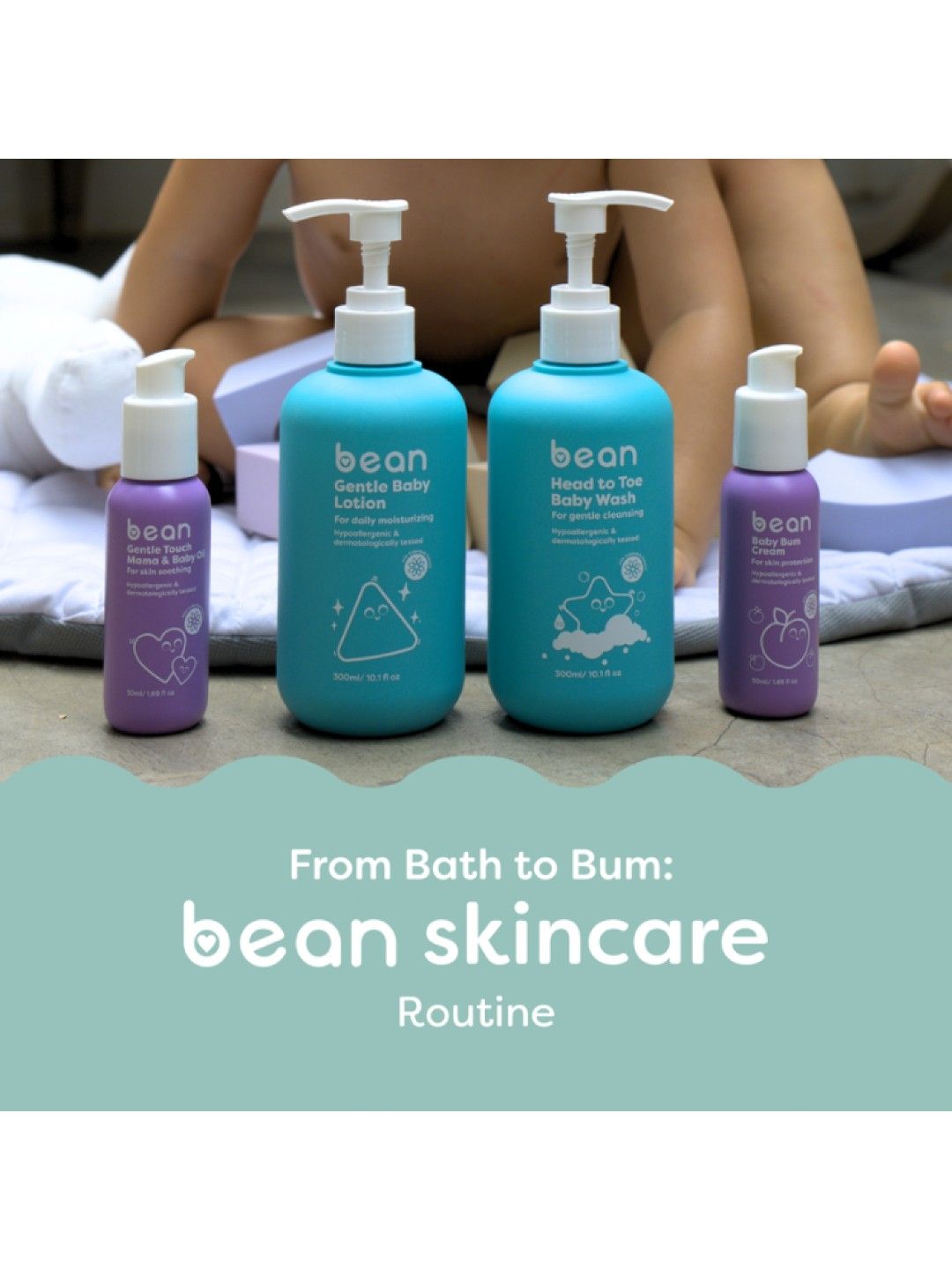 Clean & Cozy Set - Head to Toe Wash, and Baby Lotion