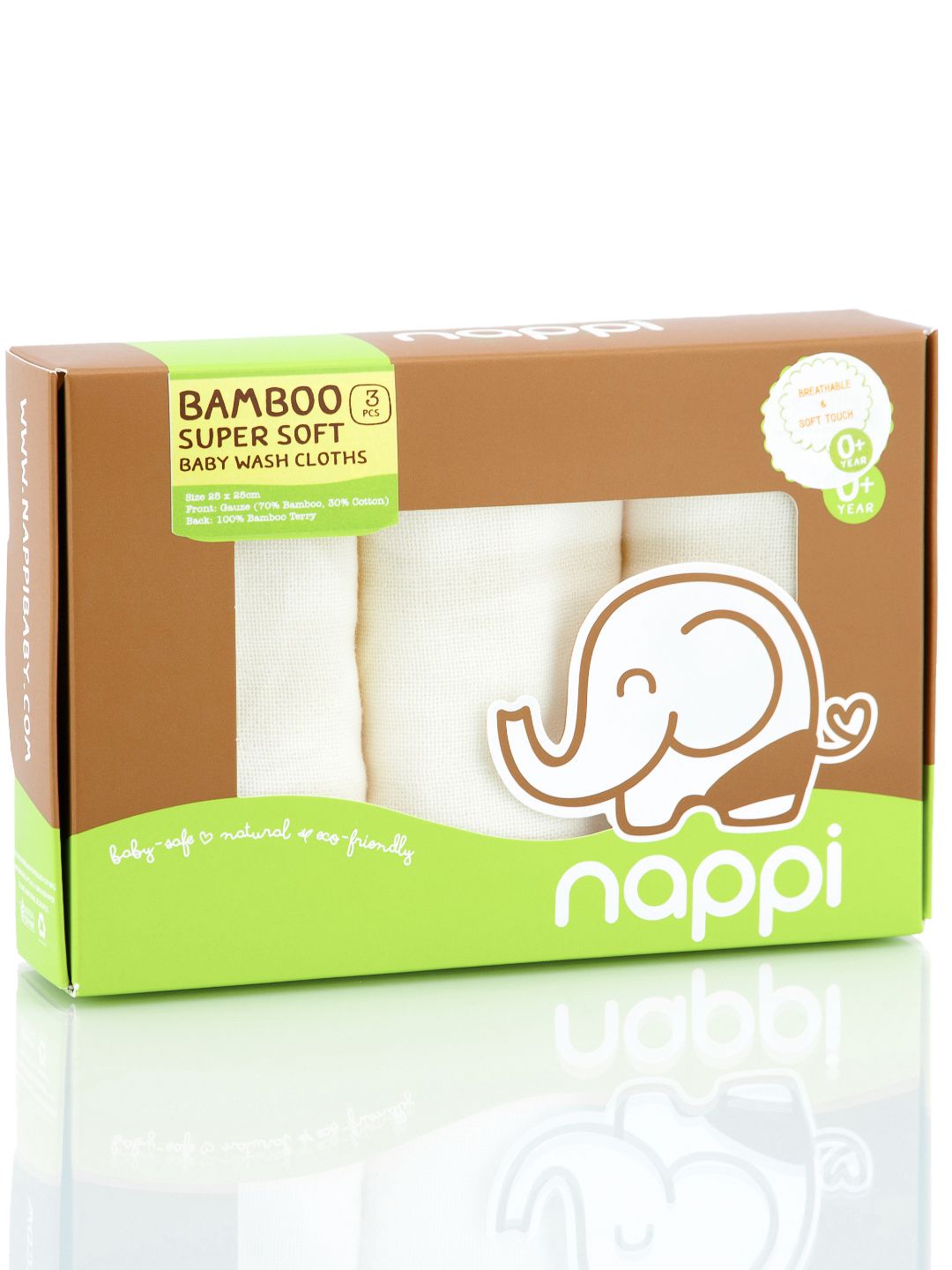 Super Soft Baby Washcloth (Pack of 3)