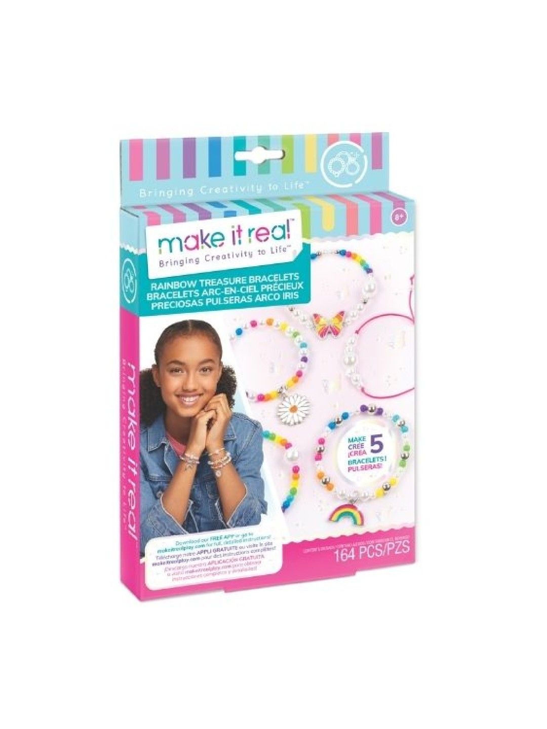 Rainbow Bling Bracelets