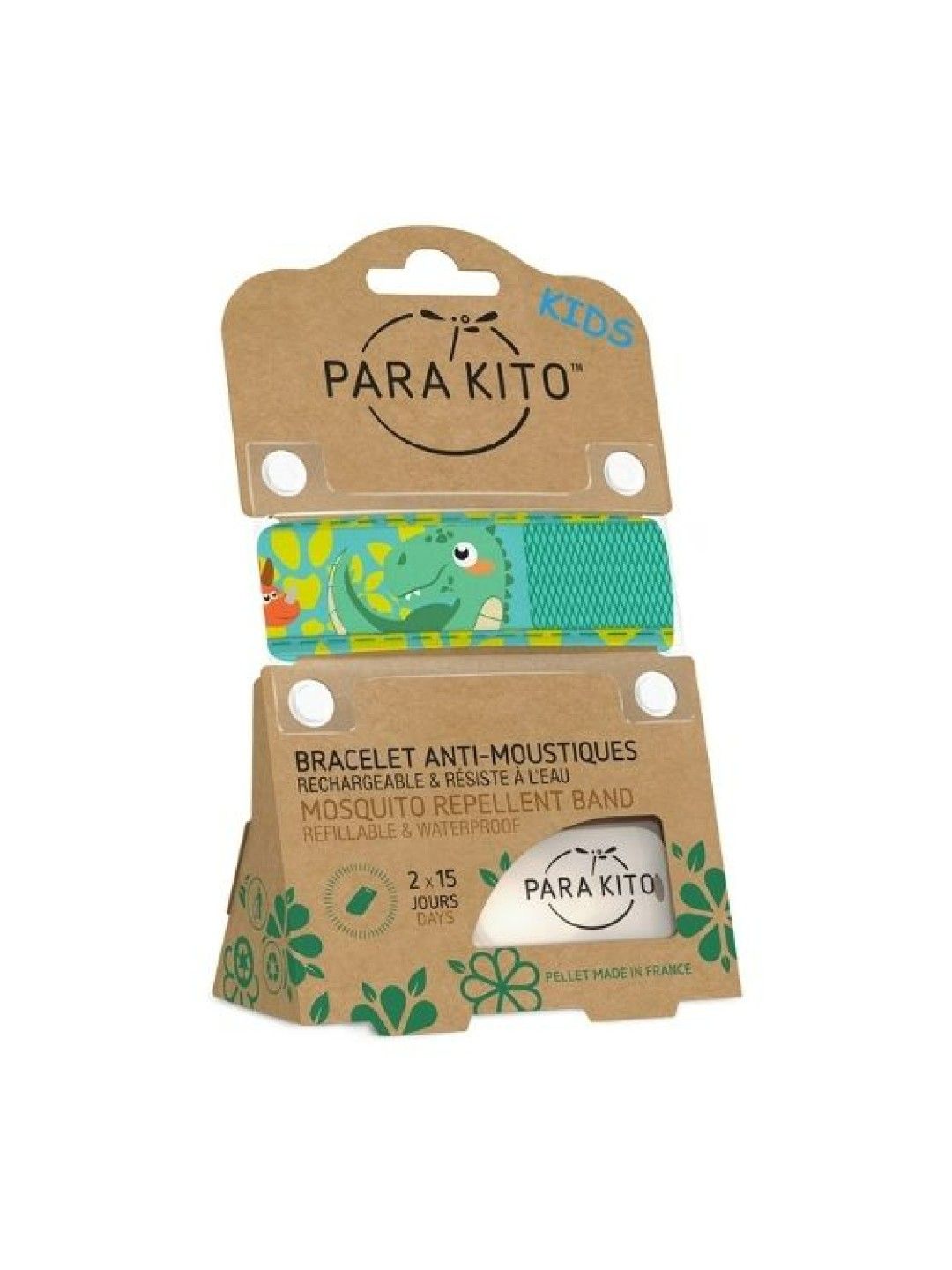 Wristband Kids Green Dinosaur