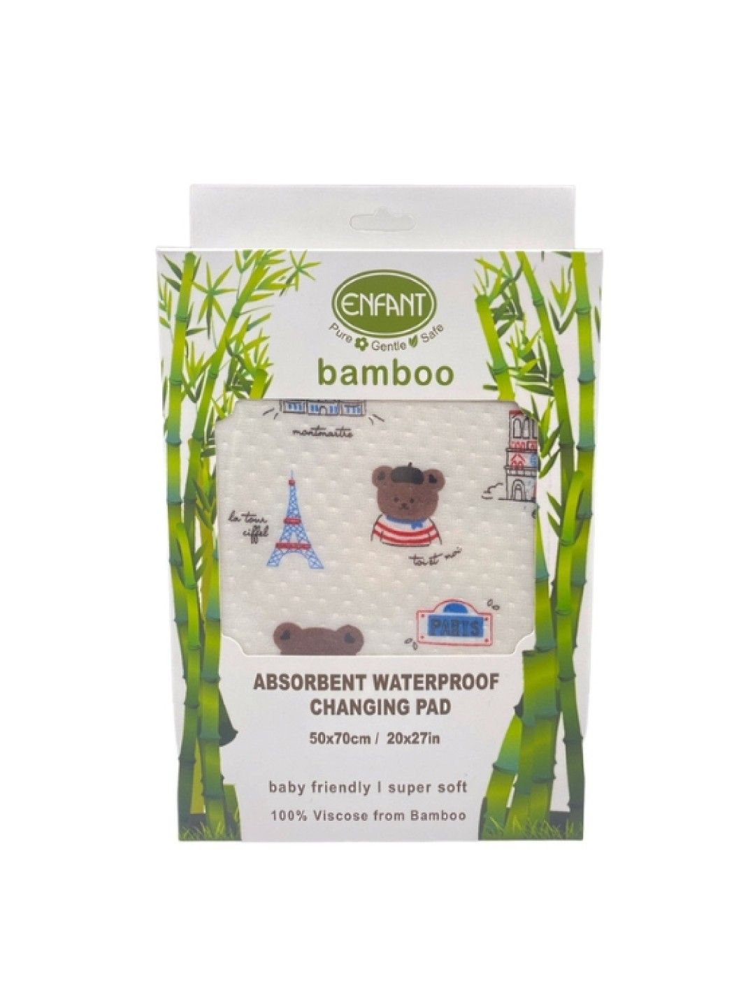 Bamboo Absorbent Waterproof Changing Pad (50x70cm)