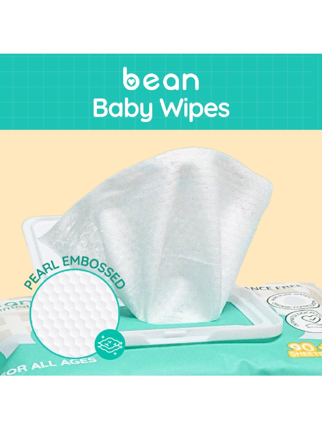 [Bundle of 6] Baby Wipes Fragrance Free 6 x 100 sheets