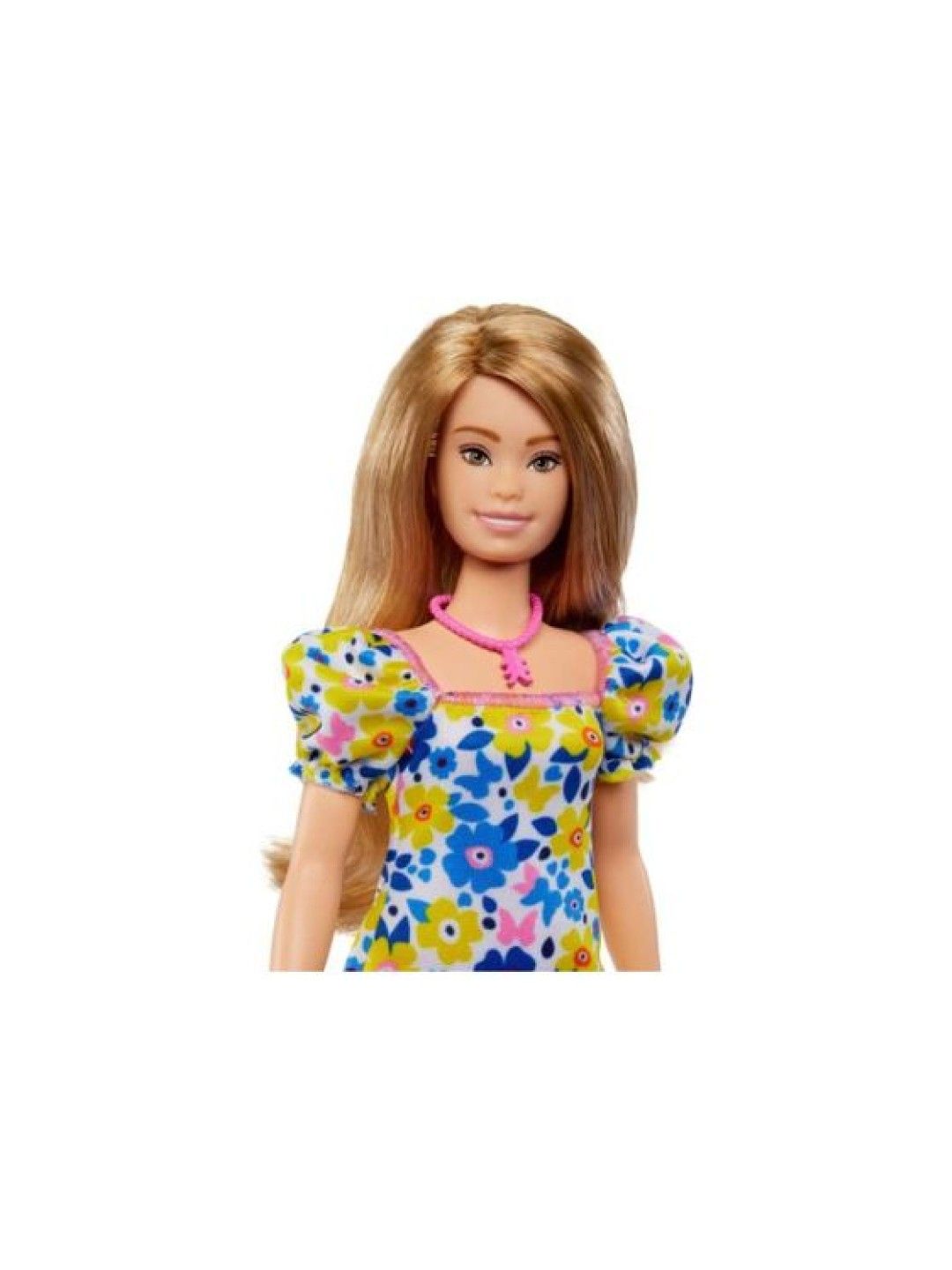 Fashionistas Doll #208 with Down Syndrome Wearing Floral Dress