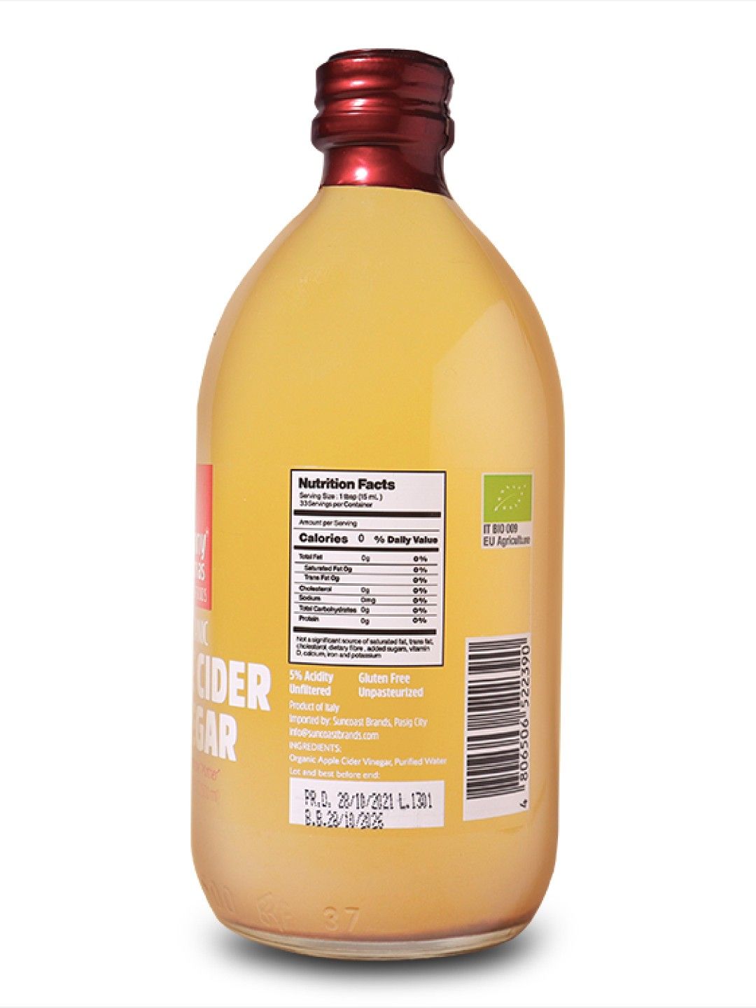 Organic Apple Cider Vinegar (500ml)