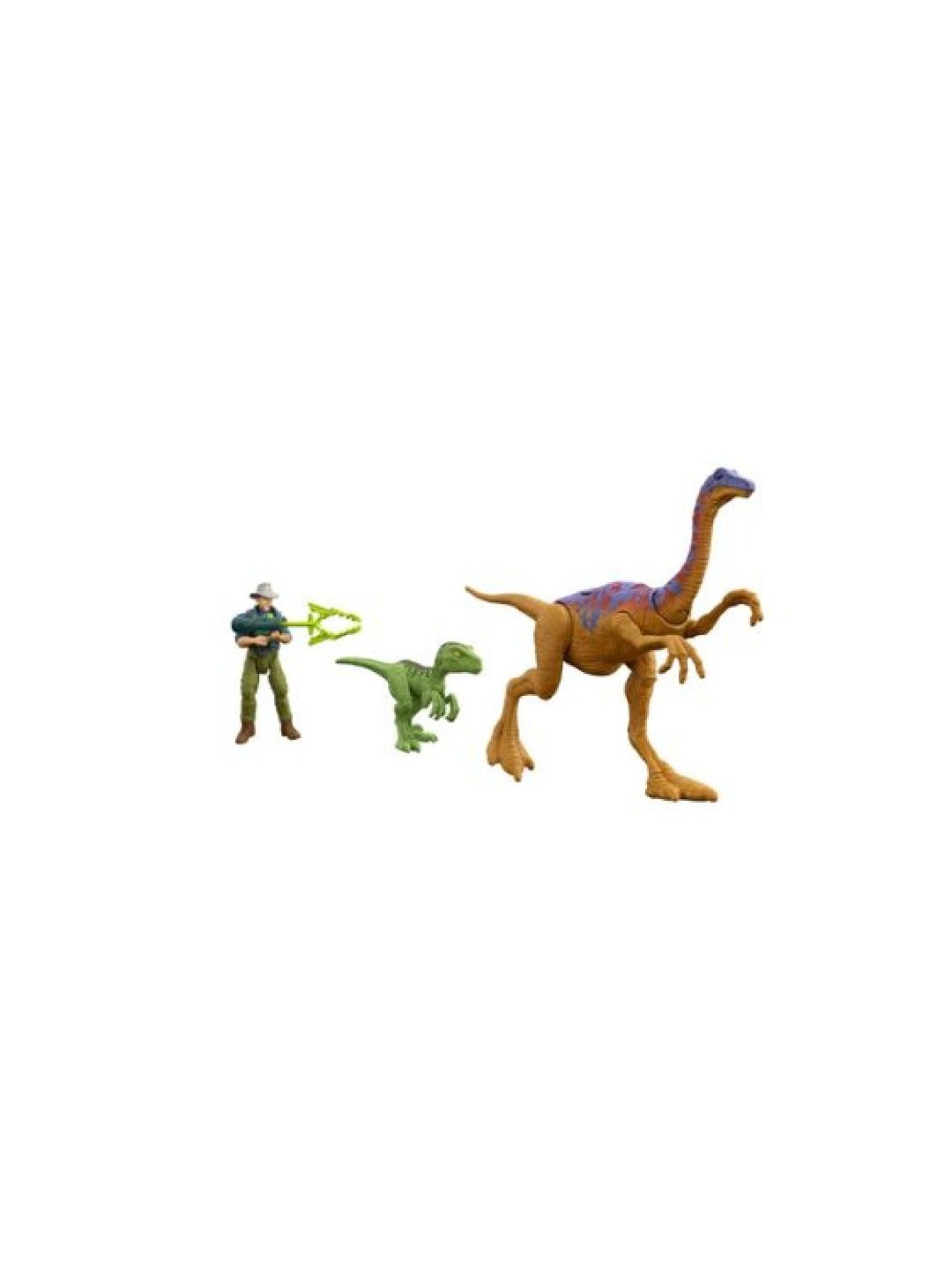 Dr. Alan Grant Tactical Claw Figure Pack & 2 Dinosaurs