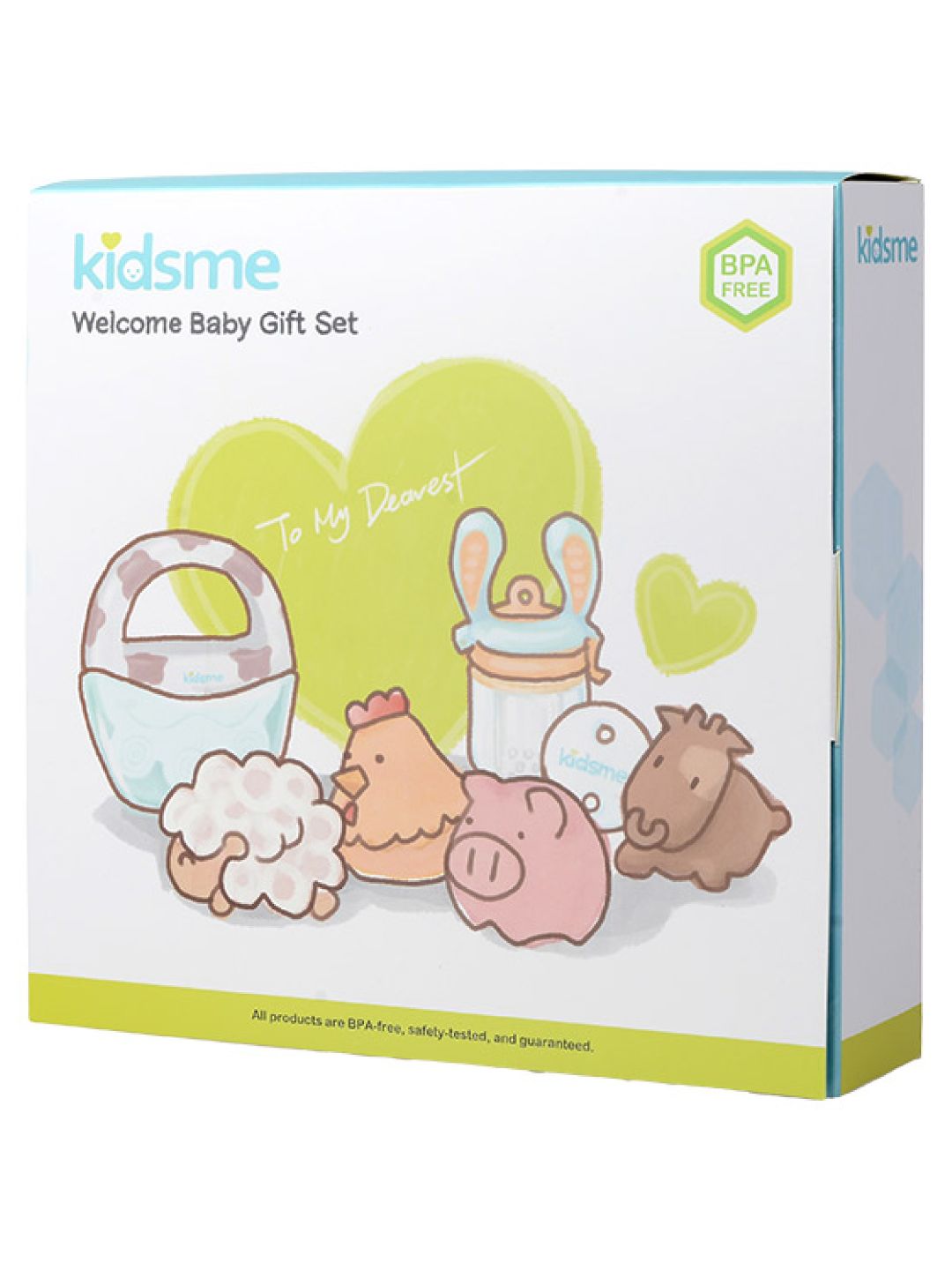 Farm Animals Welcome Baby Gift Set