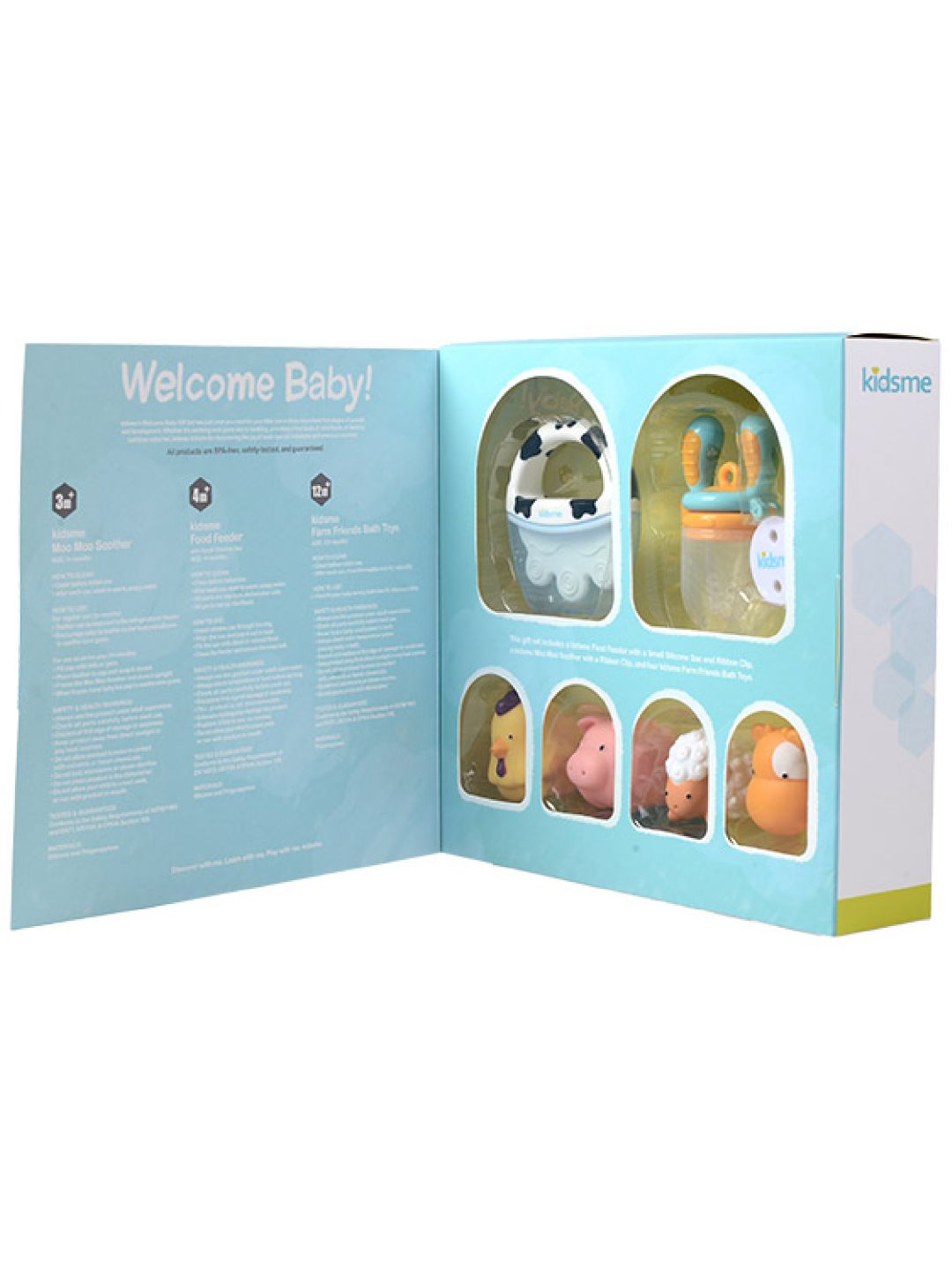 Farm Animals Welcome Baby Gift Set