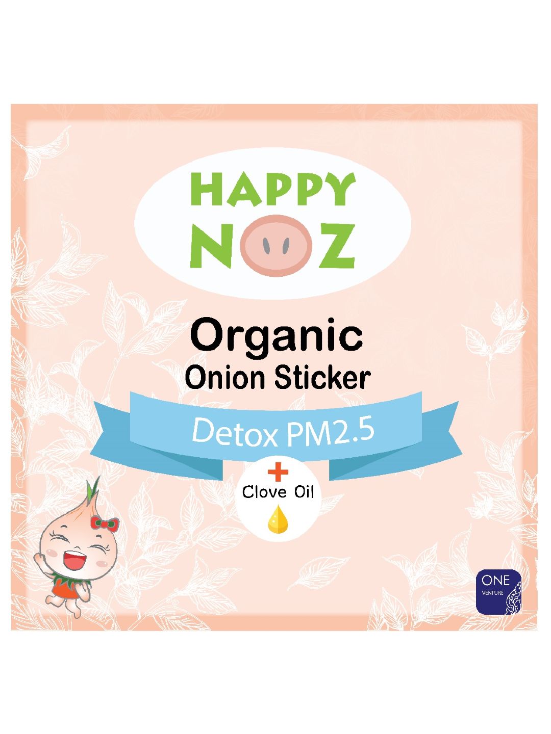Organic Onion Sticker PM 2.5