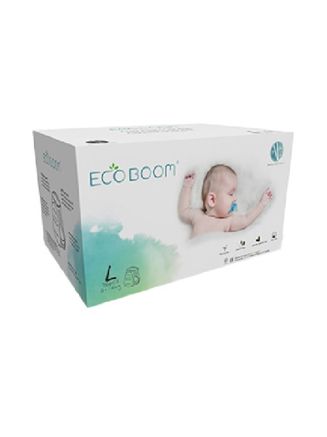 Biodegradable Bamboo Pull Up Diapers Large (76pcs)