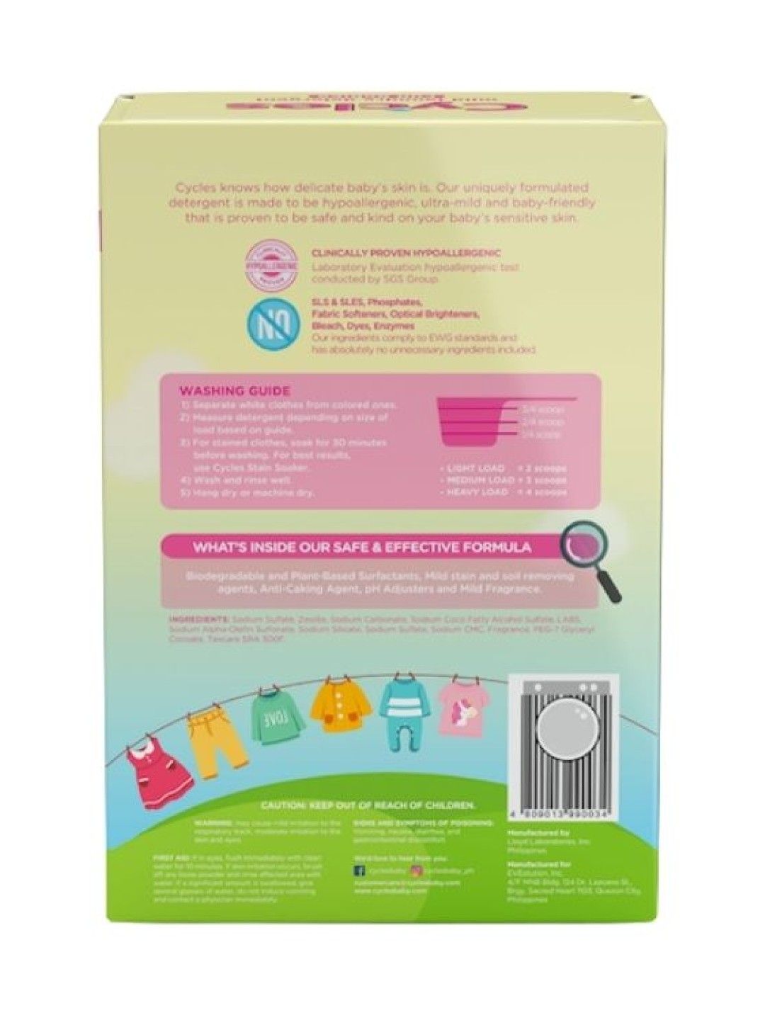 Mild Laundry Detergent Powder 1KG