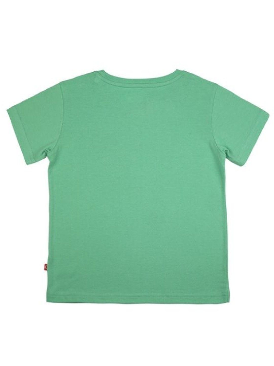 Toddler Girls Roundneck Shortsleeve Tee with Hi-Den and Glitter Print