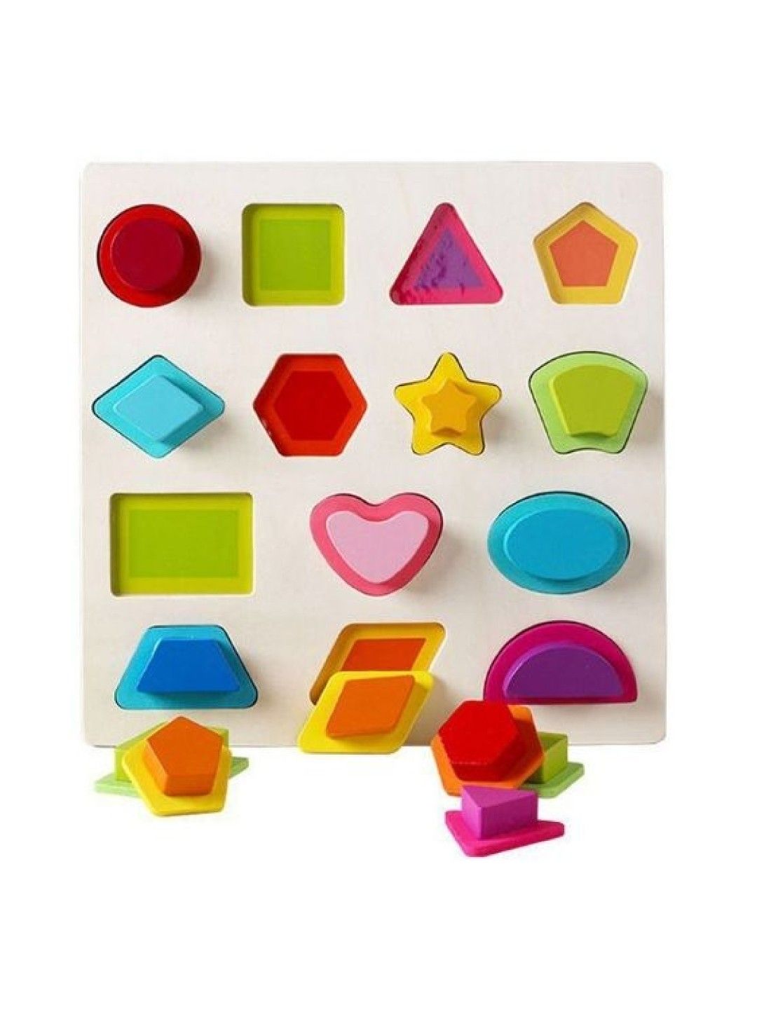 Wooden Chunky Shapes Puzzles