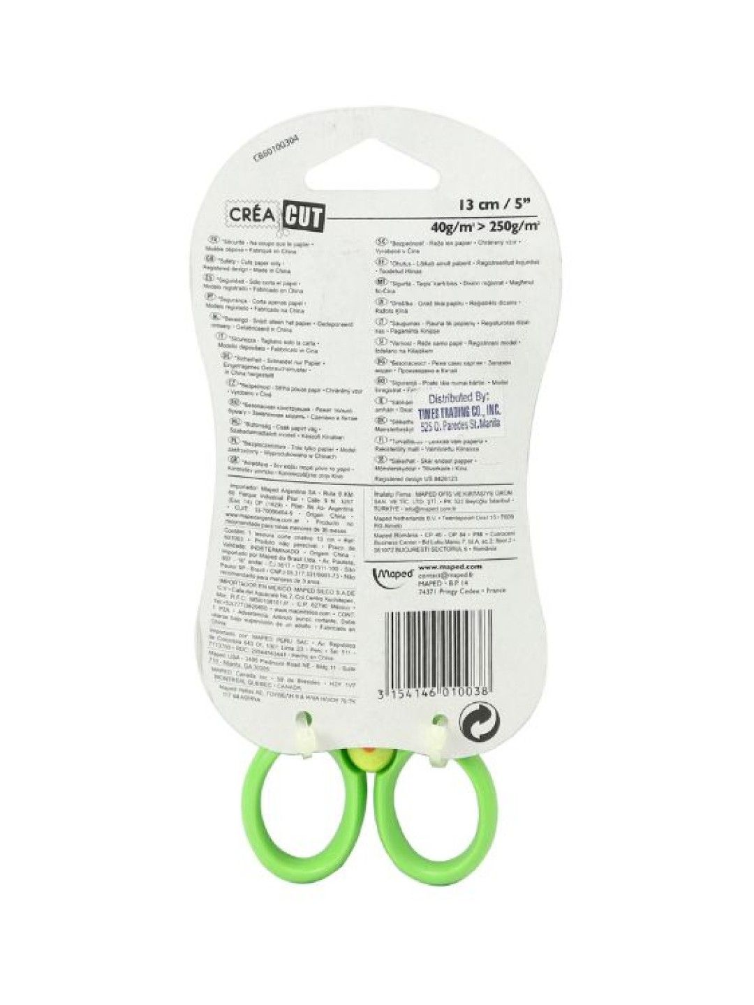 Creacut Craft Scissors in Blister Pack - (Set of 5)