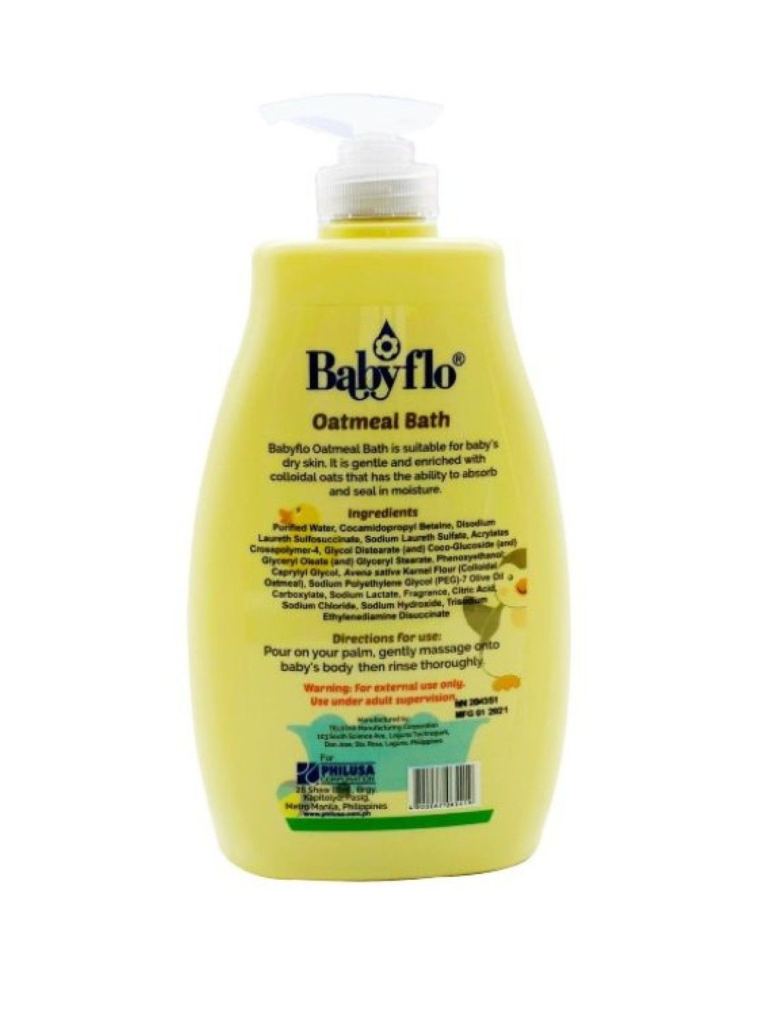 Oatmeal Bath Pump (500ml)