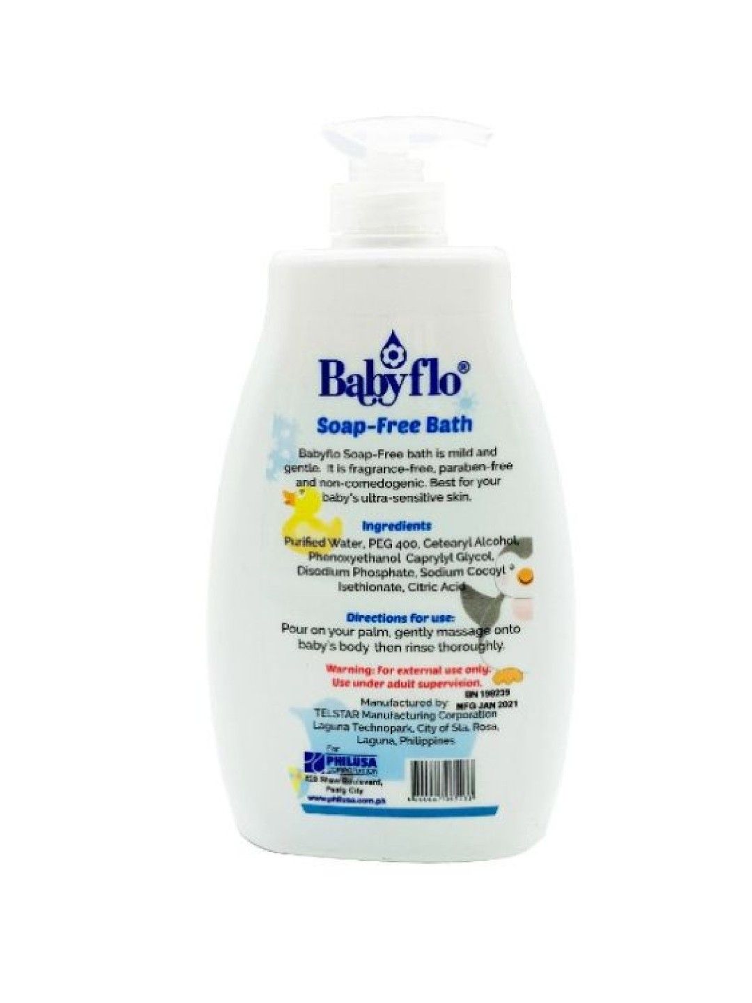 Soap-Free Bath Pump (500ml)