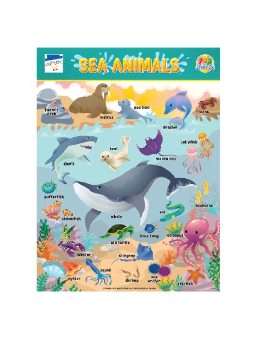 Wild & Sea Animals Fun Charts