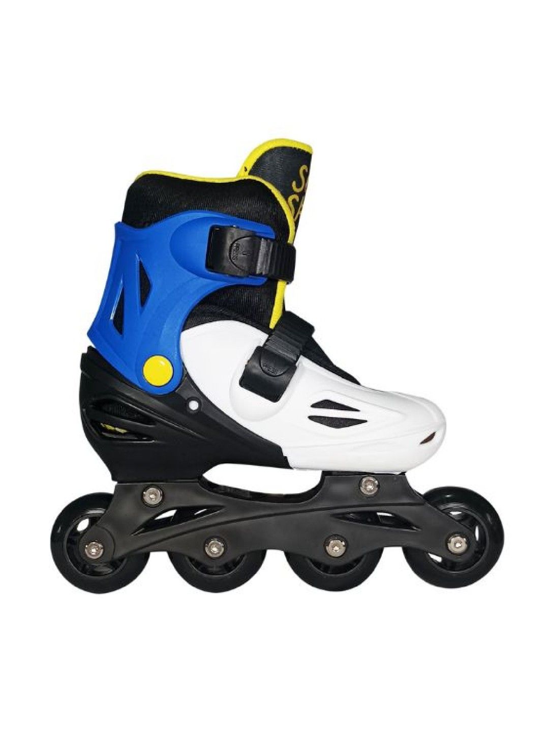 Rave Adjustable Inline Skates for Kids (Black/White/Blue)
