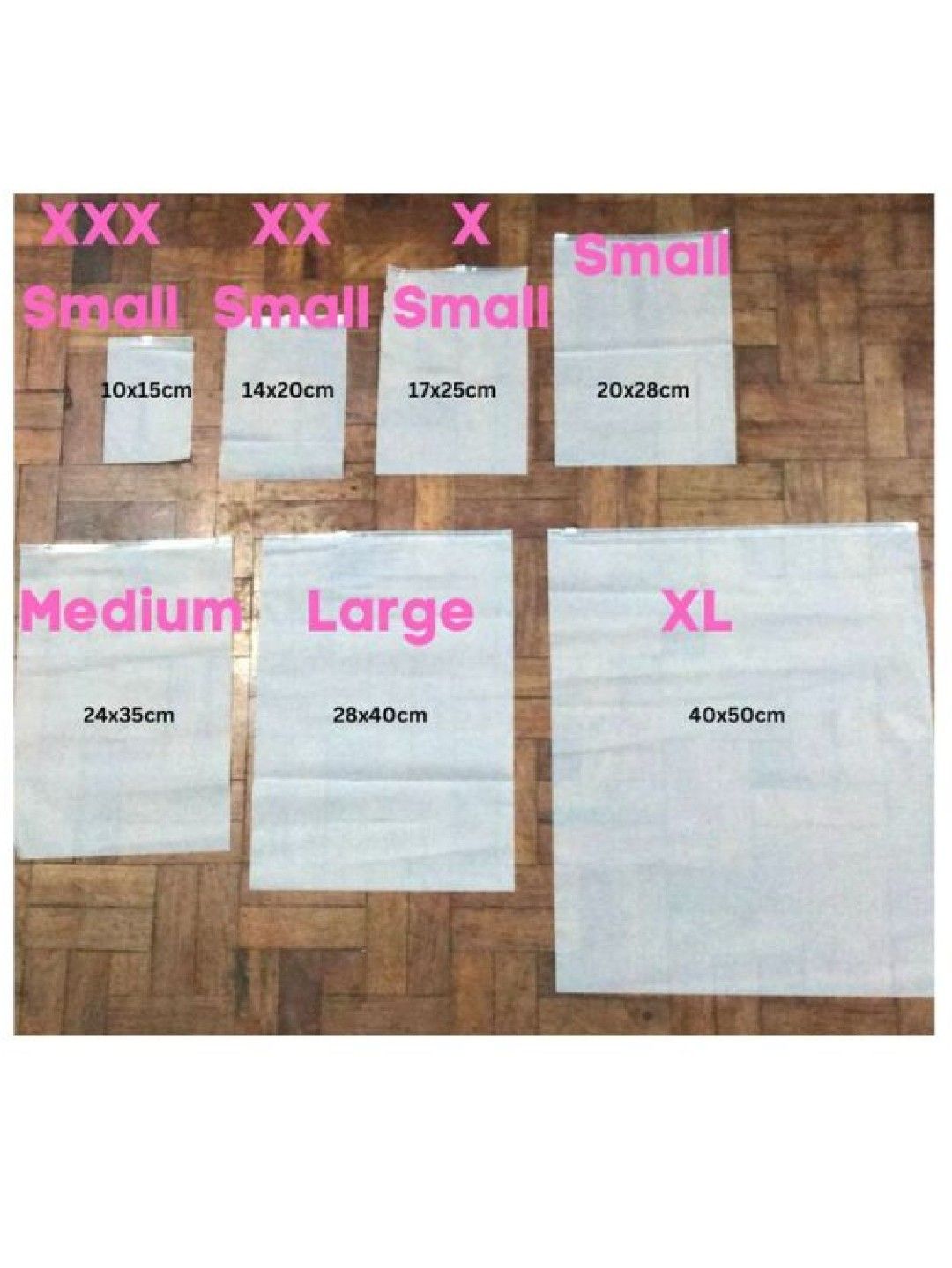 Frosted Resealable Bags (1pc, 17x25cm)