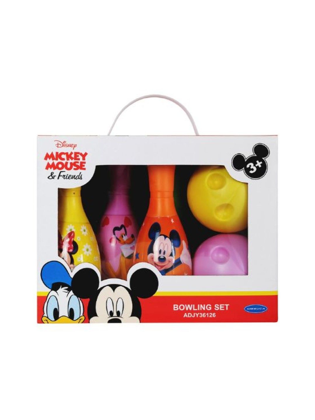 Mickey Mouse Pins & Strikes Bowling Set