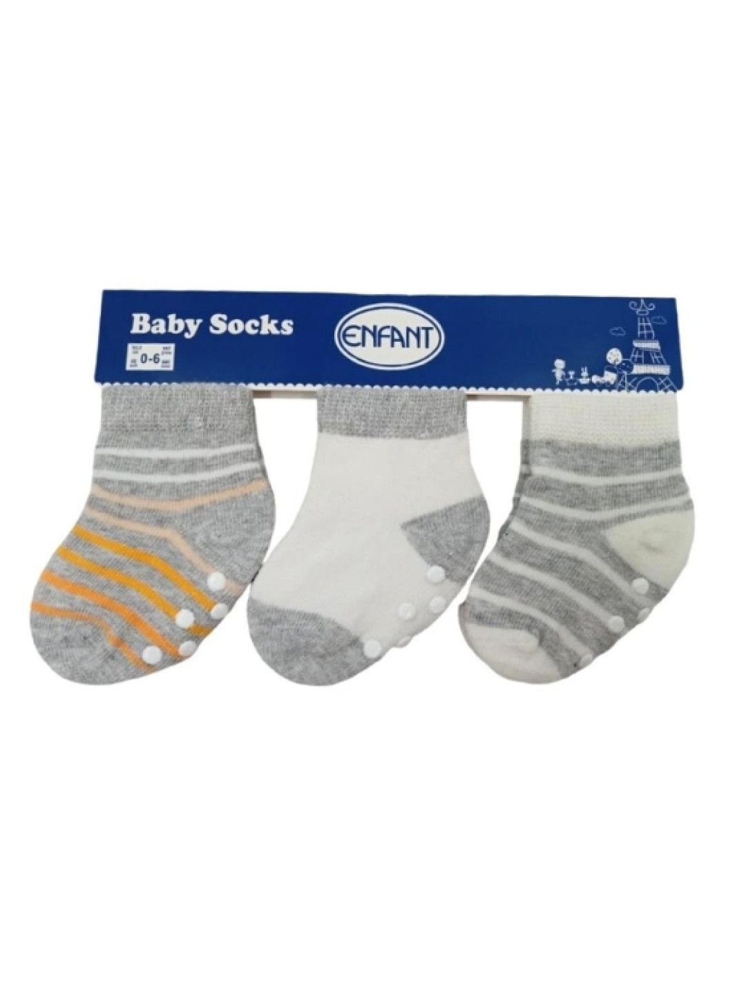Anti-Skid Socks (3 pairs)
