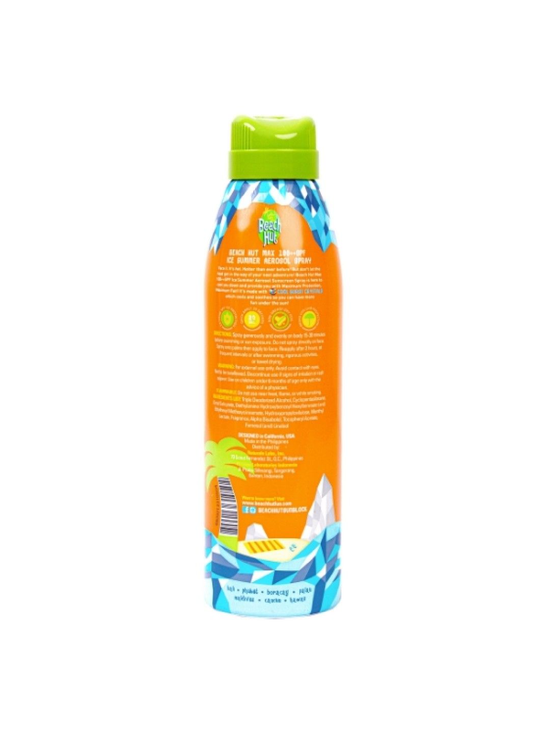 Max 100++ SPF Ice Summer Aerosol Sunscreen Spray (177ml)