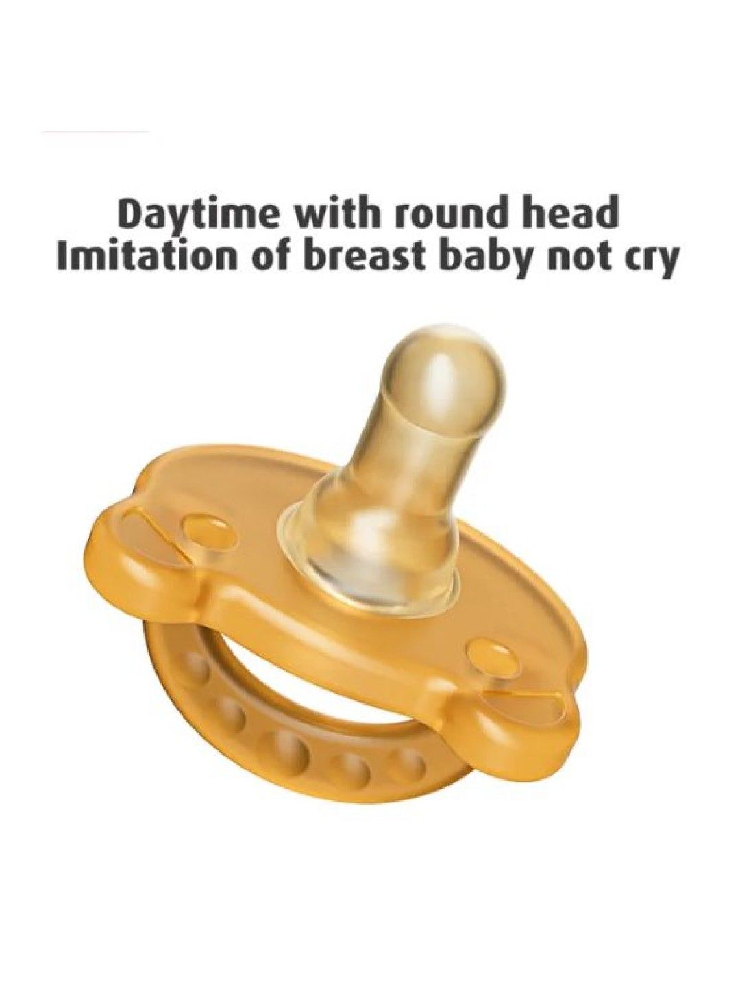 Nano Brown Newborn Baby Pacifier Day and Night