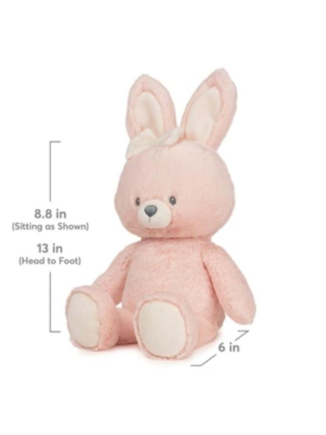 100% Recycled Bunny, Pink Plush Toy (13in)