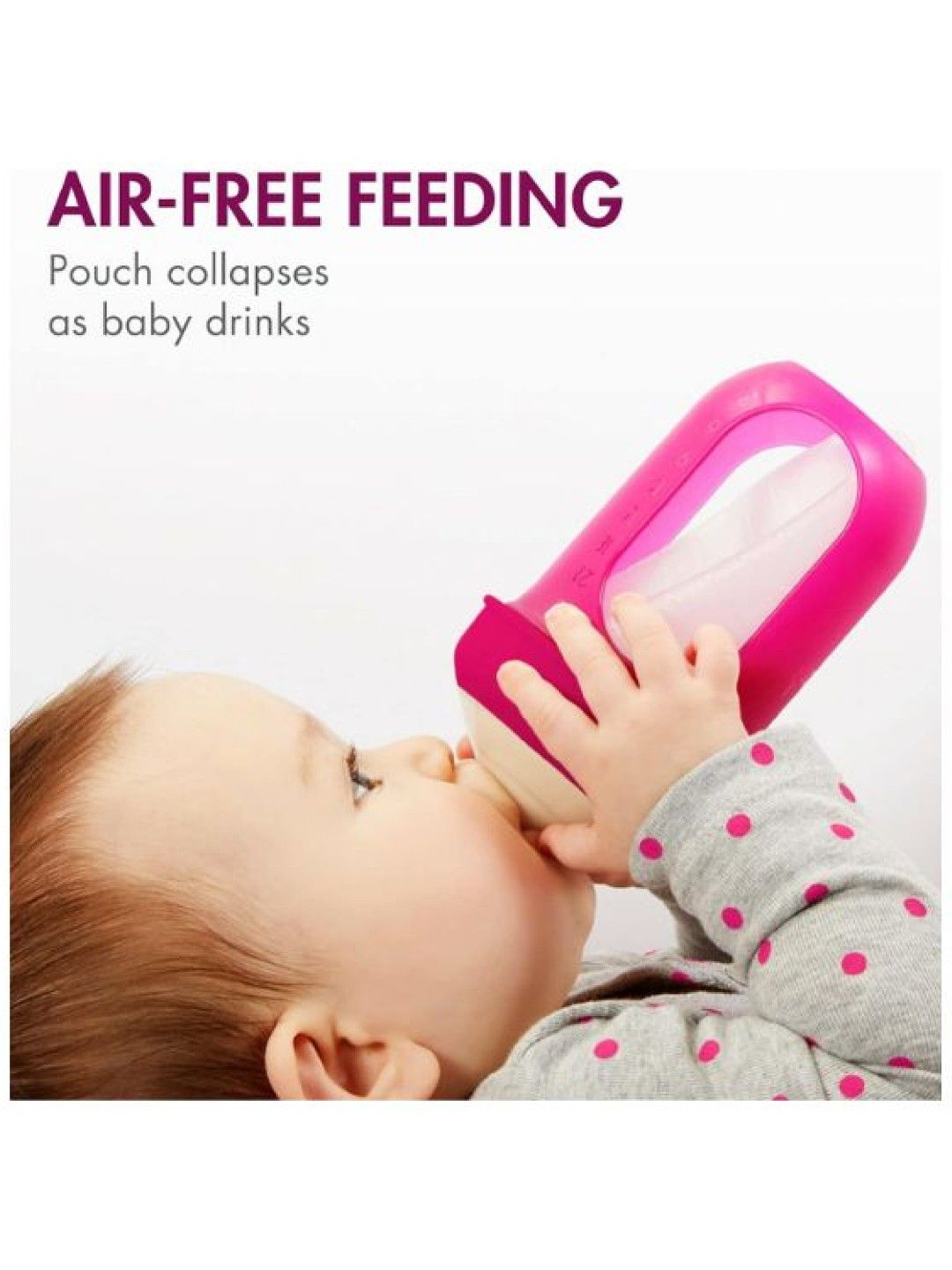 NURSH Silicone Pouch Bottle 8oz / 236ml (3-Pack)