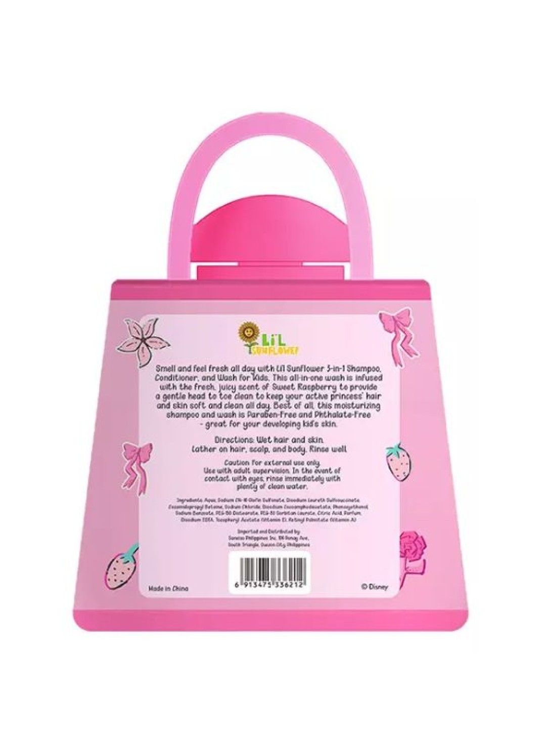 Disney Princess 3-in-1 Shampoo, Conditioner, and Body Wash for Kids (300ml)