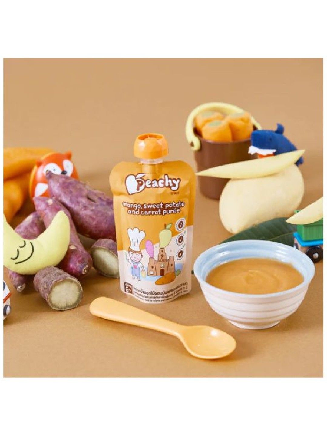 Mango, Sweet potato and Carrot Purée (110g)