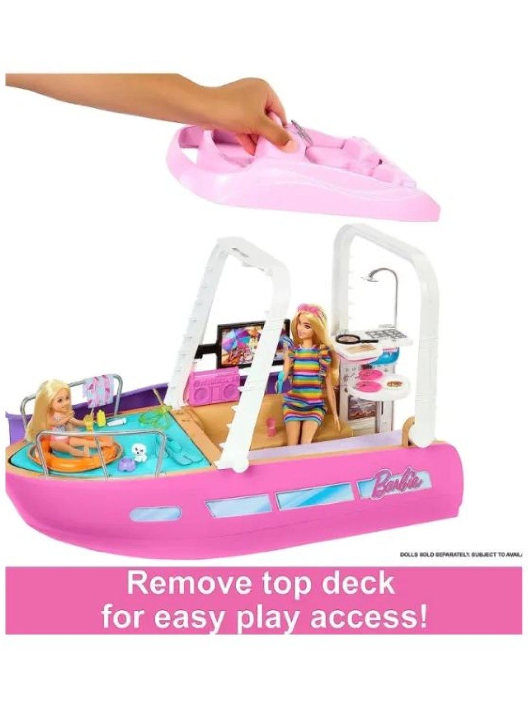 Dream Boat Playset With Pool and Slide