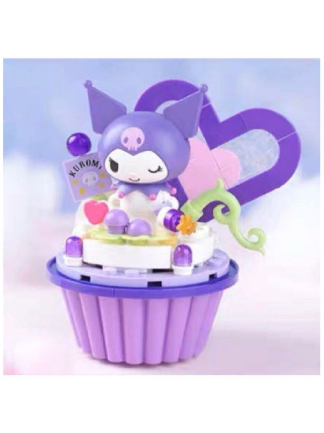 Kuromi Grape Cupcake