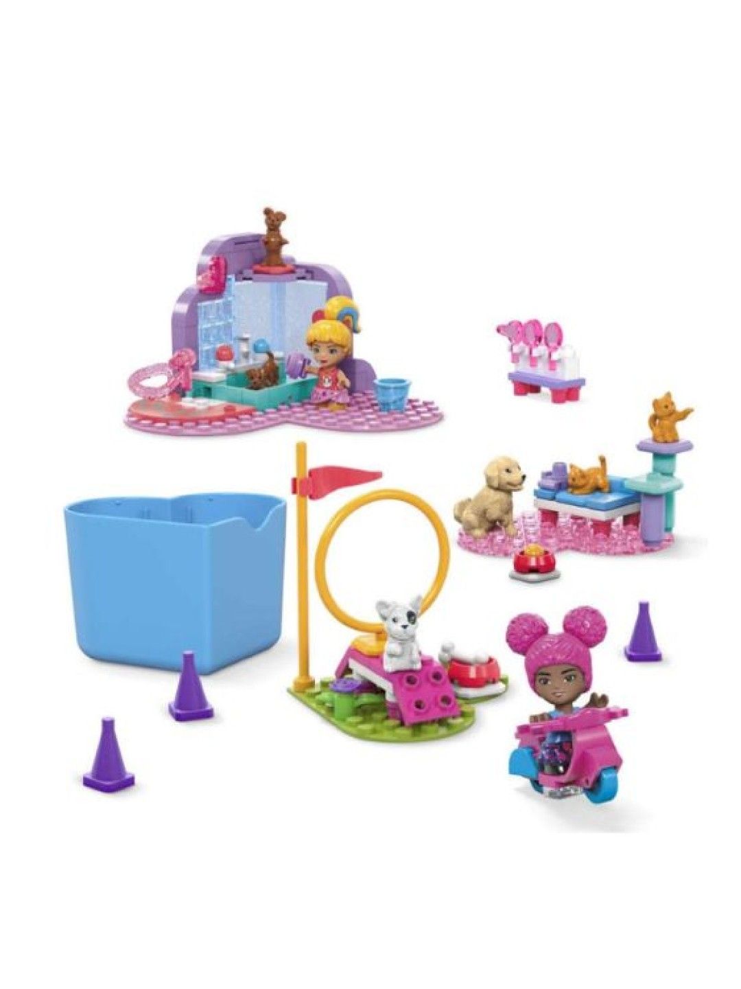 Barbie Color Reveal Train N' Wash Pets