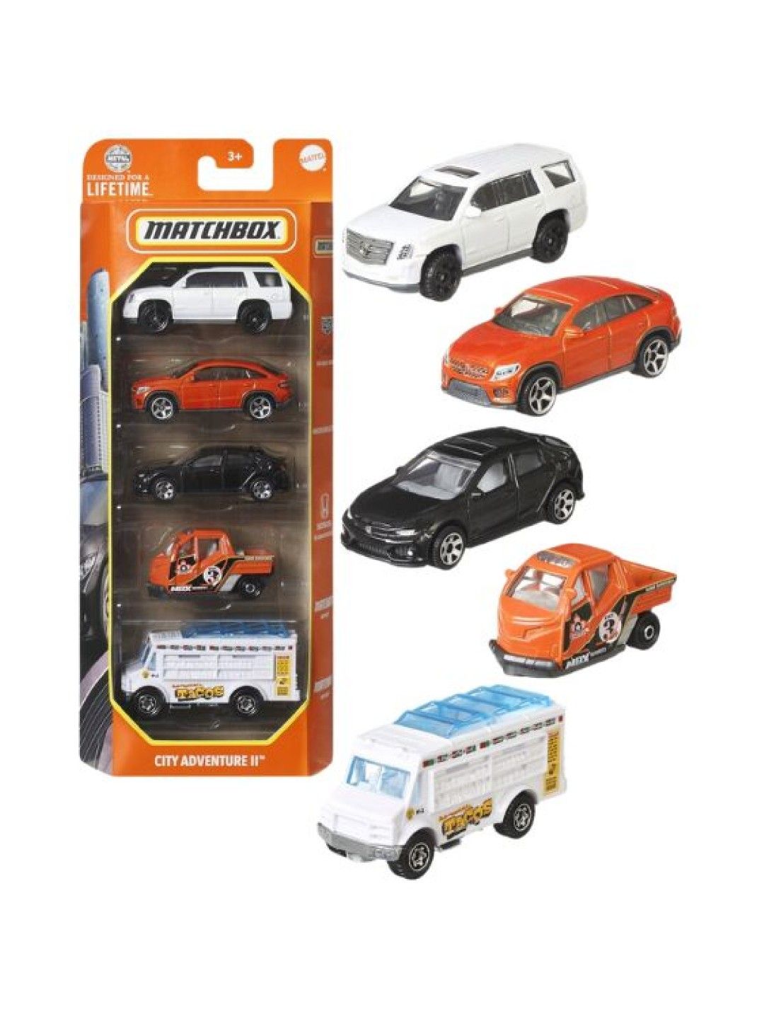 City Adventure 5 Car Pack Die-cast Vehicle