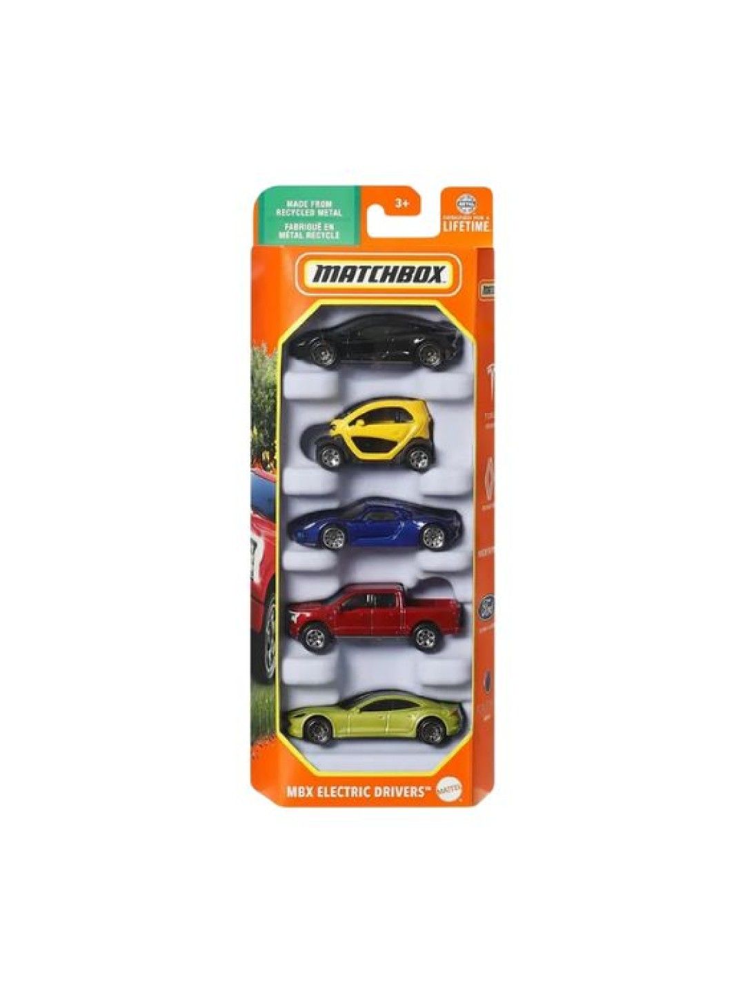 Electric Driver 5 Car Pack Die-cast Vehicle