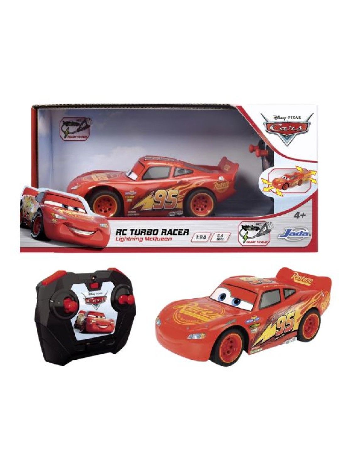 Remote Control Cars 3 Lightning Mcqueen Turbo Racer