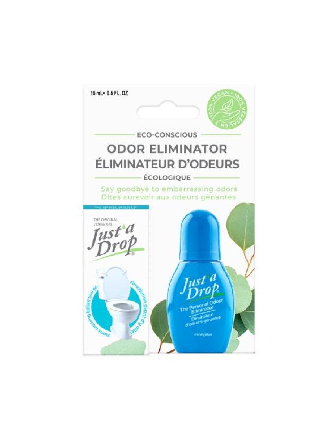 Just’a Drop Eucalyptus Pre-Poop Toilet Odor Eliminator (15ml)