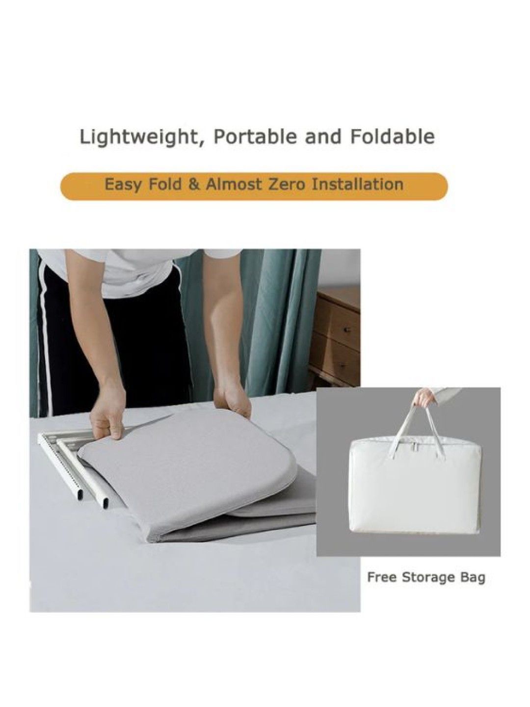 Foldable Bed Rail (1.2m)