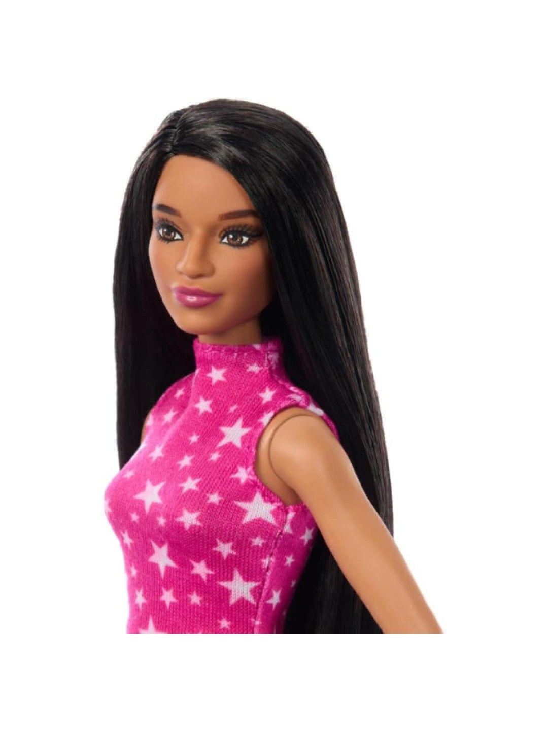Fashionistas Doll #215 with Black Straight Hair