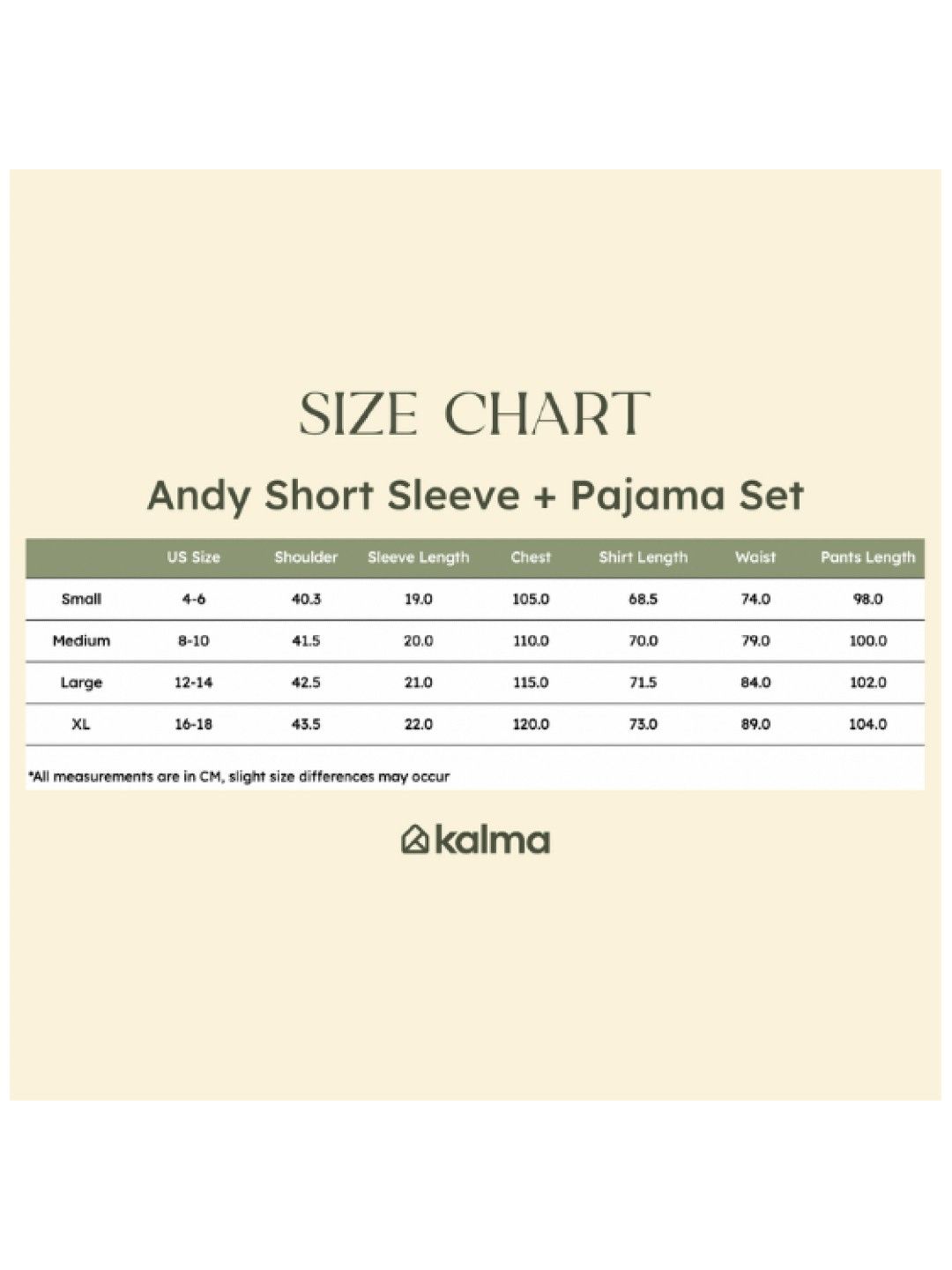 Andy Bamboo Short Sleeve Pajama Set for Women