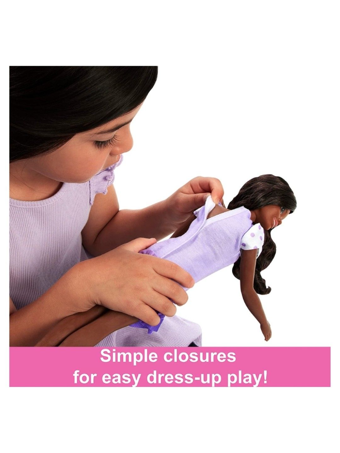 My First Barbie Brooklyn Doll - Wavy Black Hair