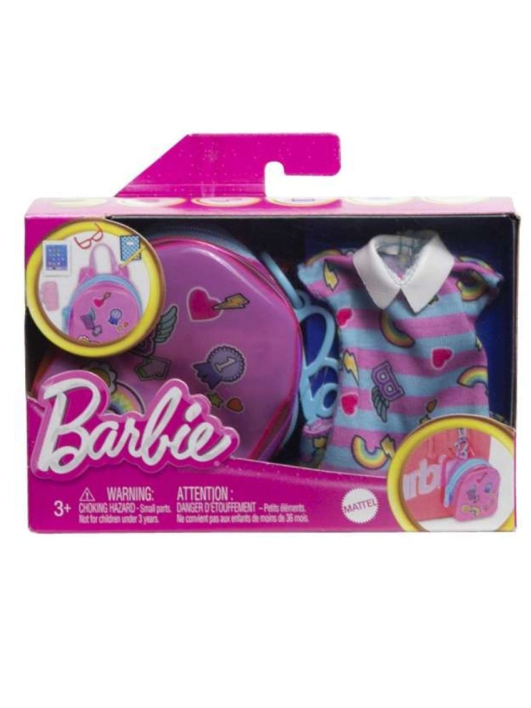 Clothes, Deluxe Bag with School and Themed Accessories