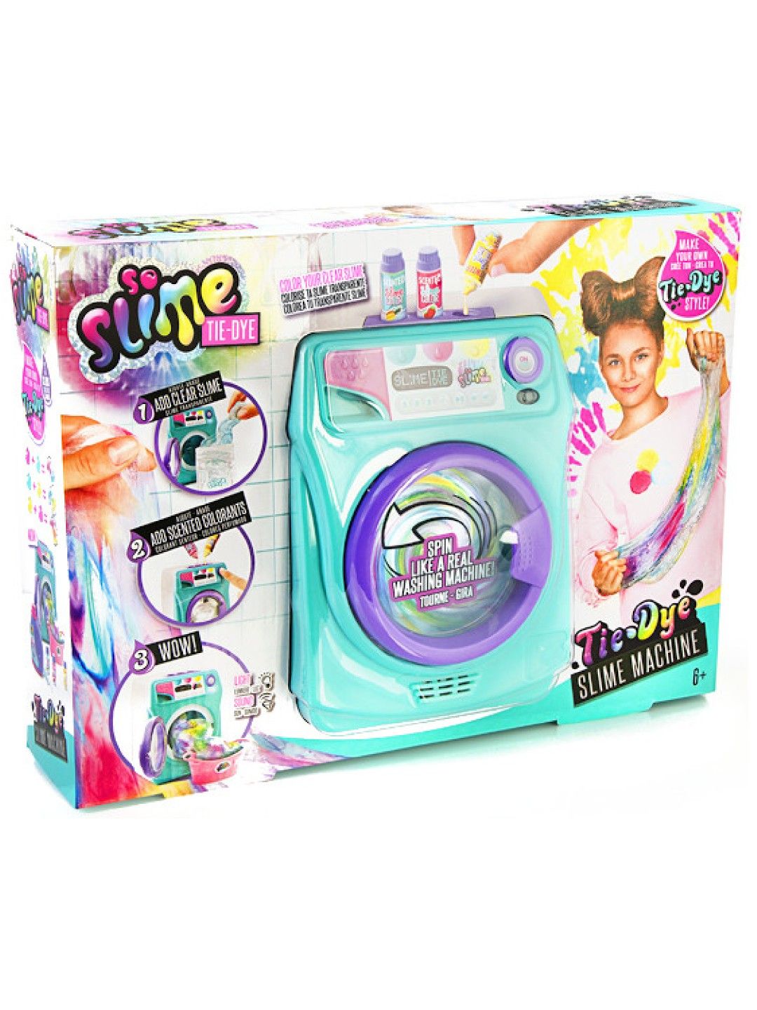 So DIY So Slime Premade Tie-Dye Slime Kit Washing Machine Kit