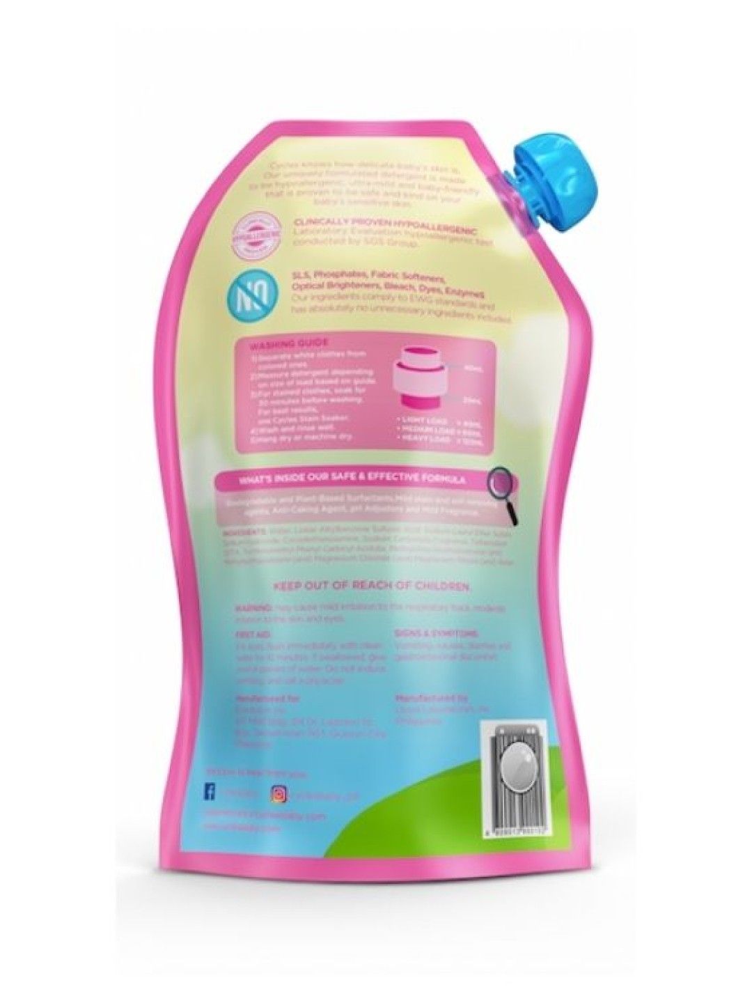 Mild Laundry Detergent Liquid Refill 800ML
