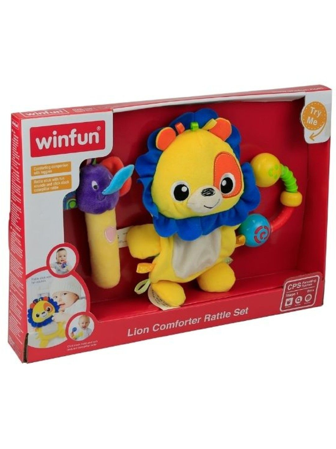 Lion Comforter Rattle Set