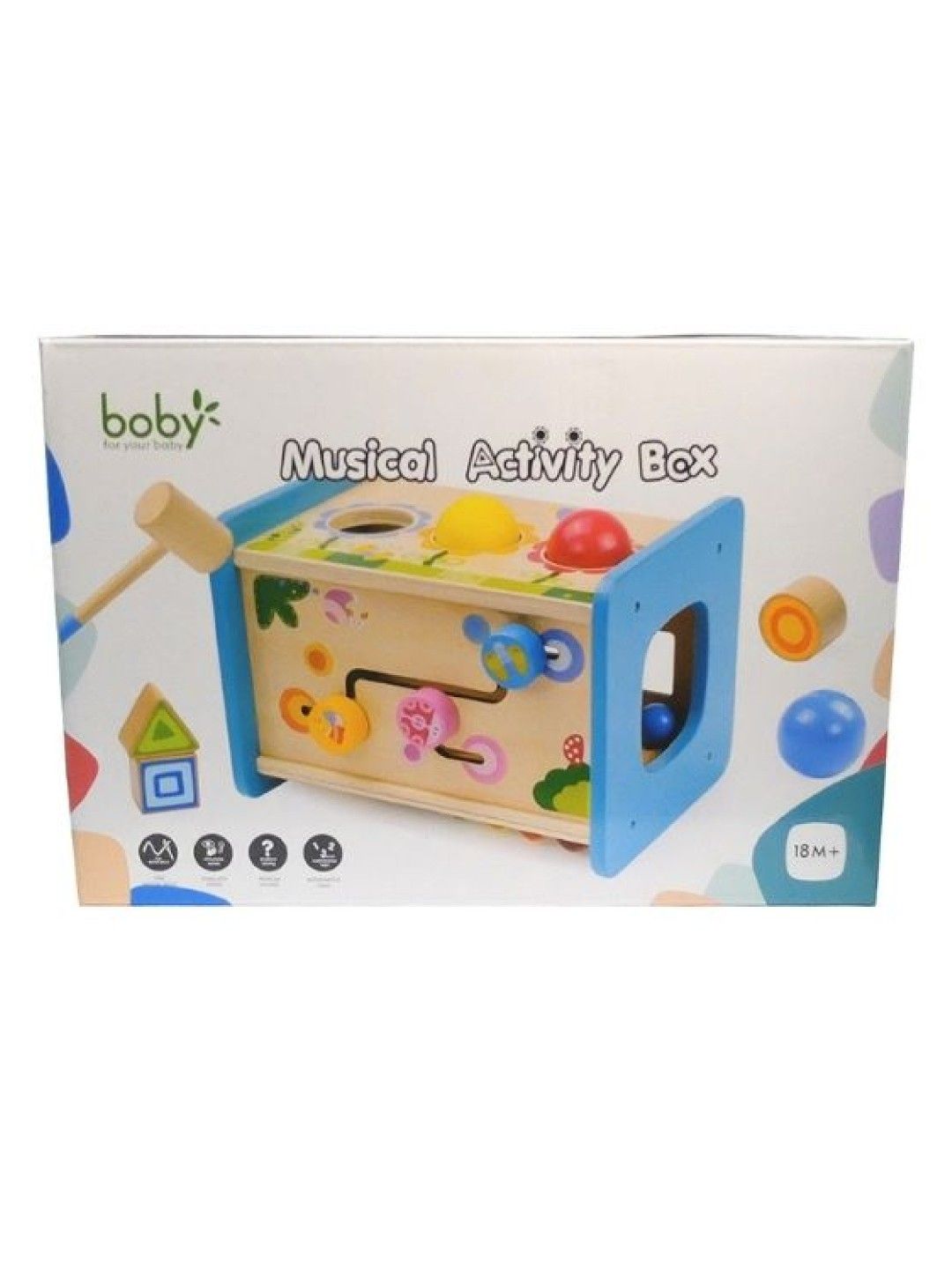 Wooden Musical Activity Box