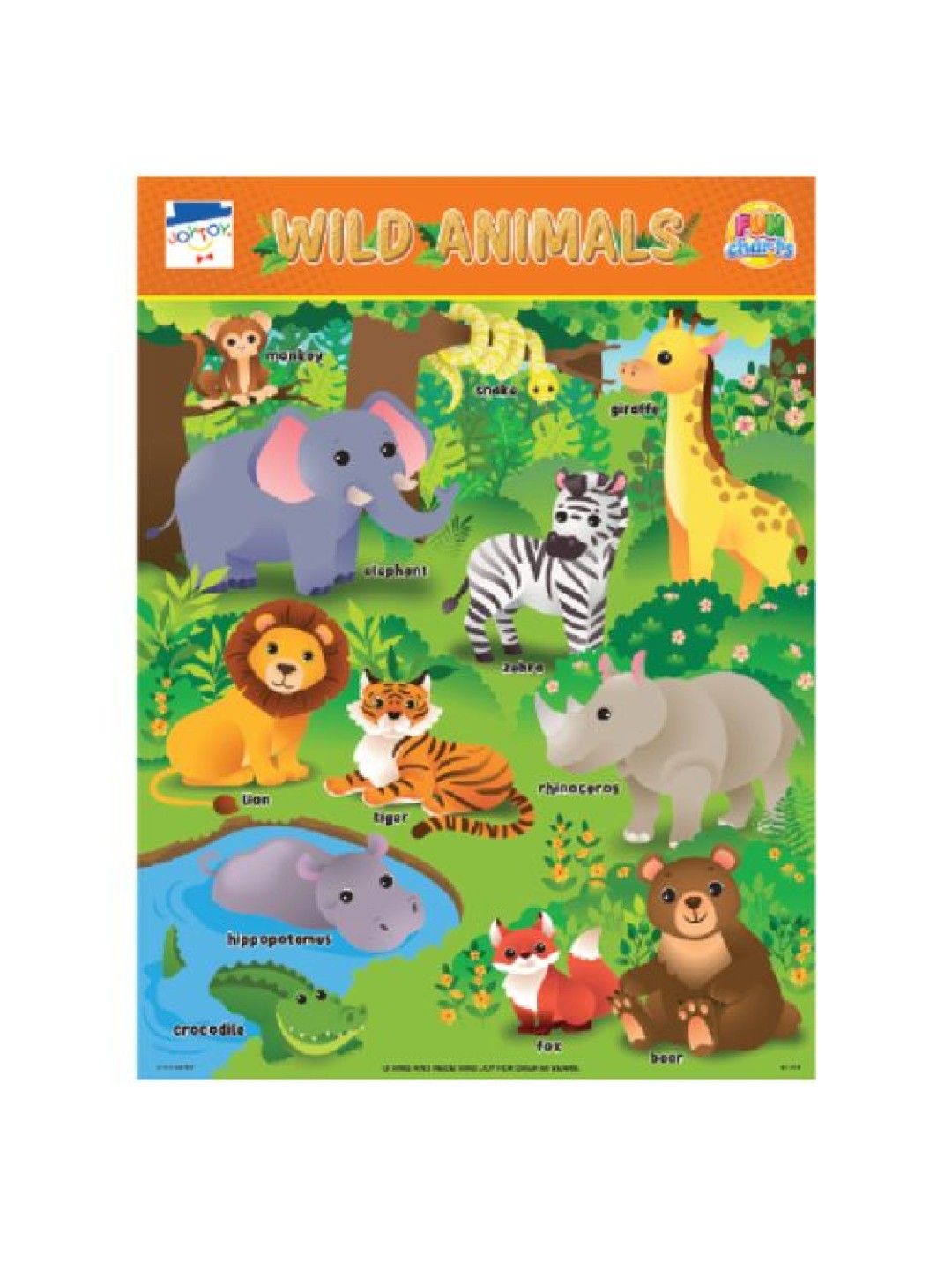 Wild & Sea Animals Fun Charts