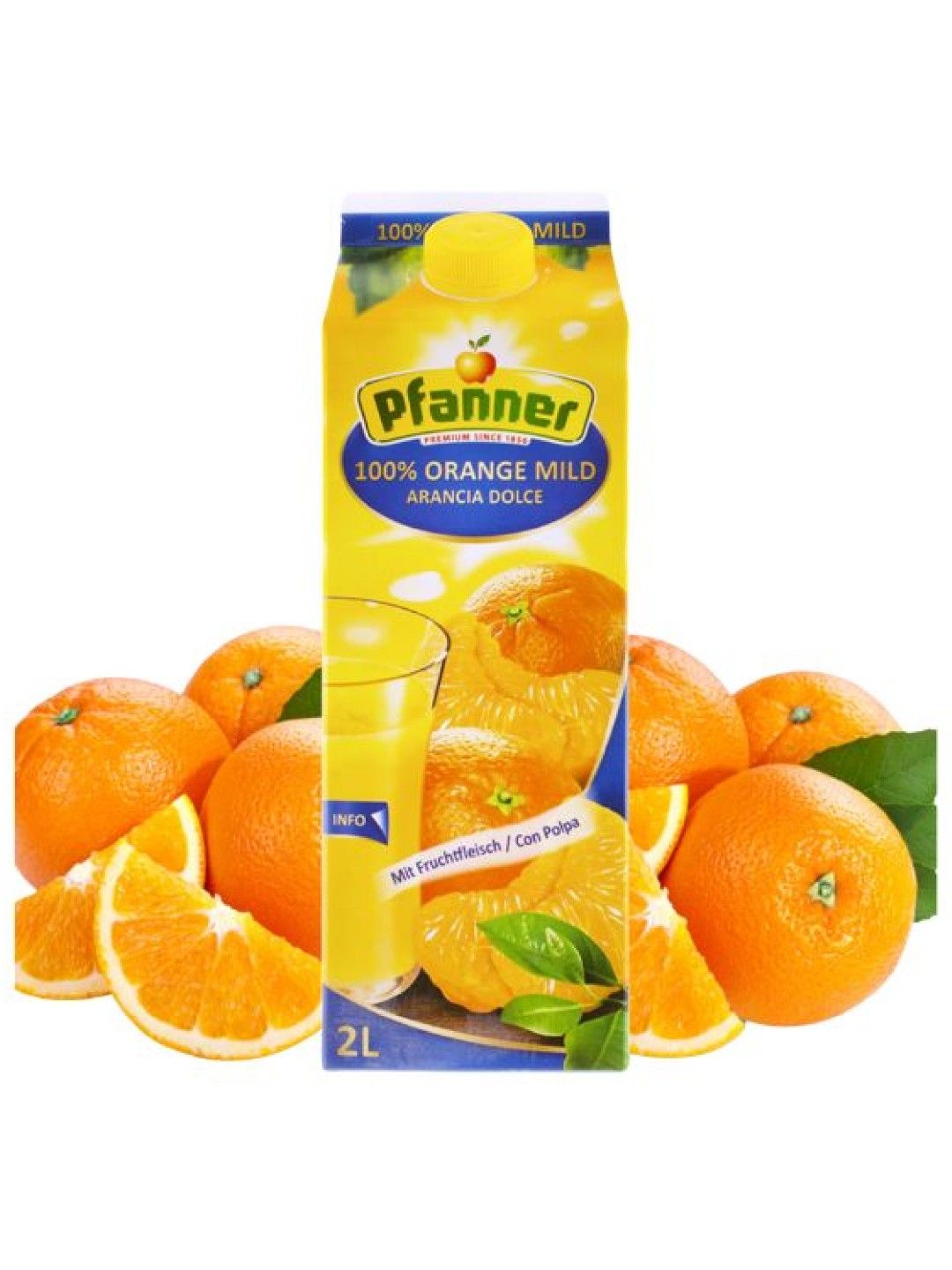 100% Orange Juice with Pulp (2L)