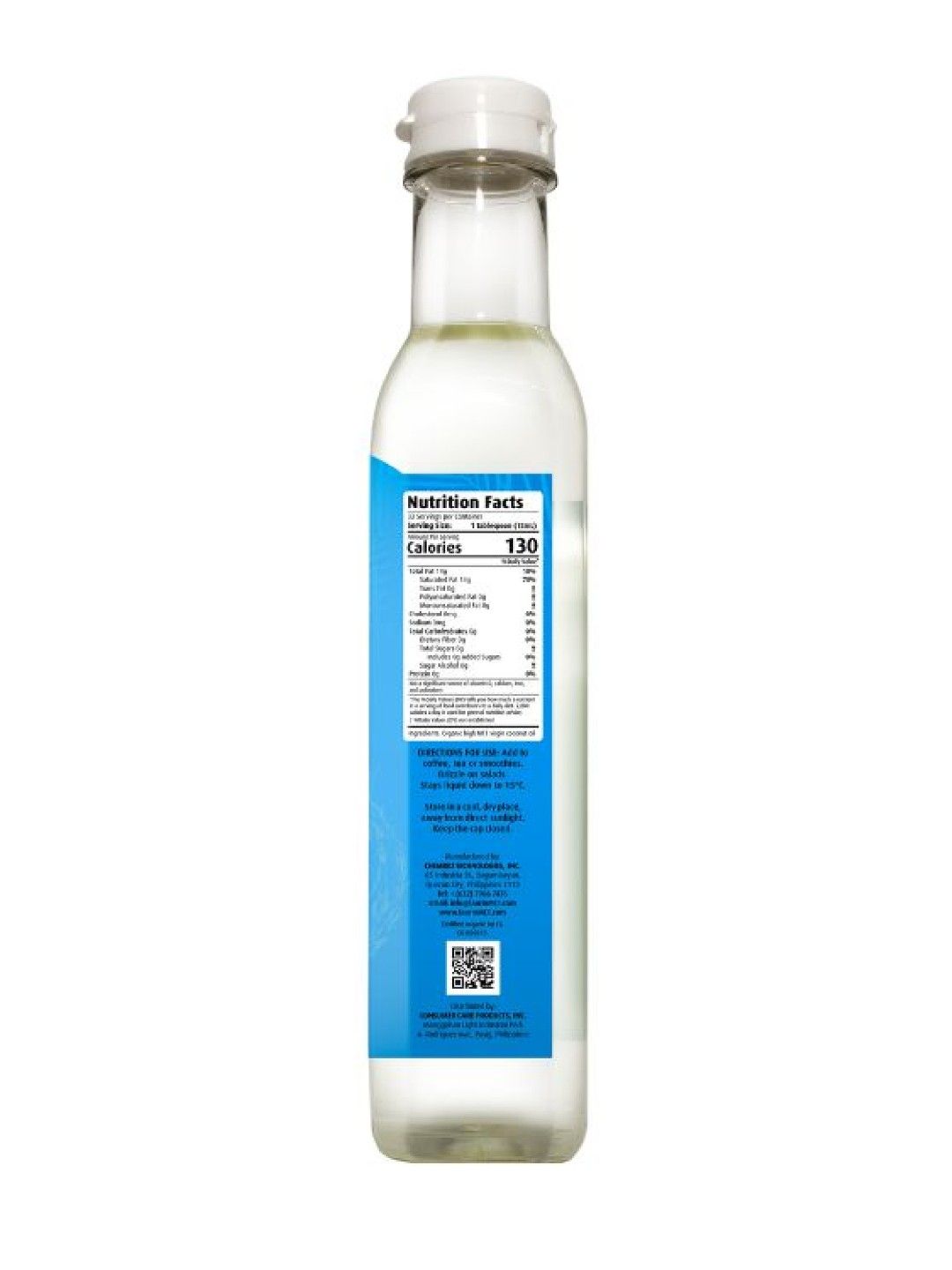 Light Virgin Coconut Oil (500ml)