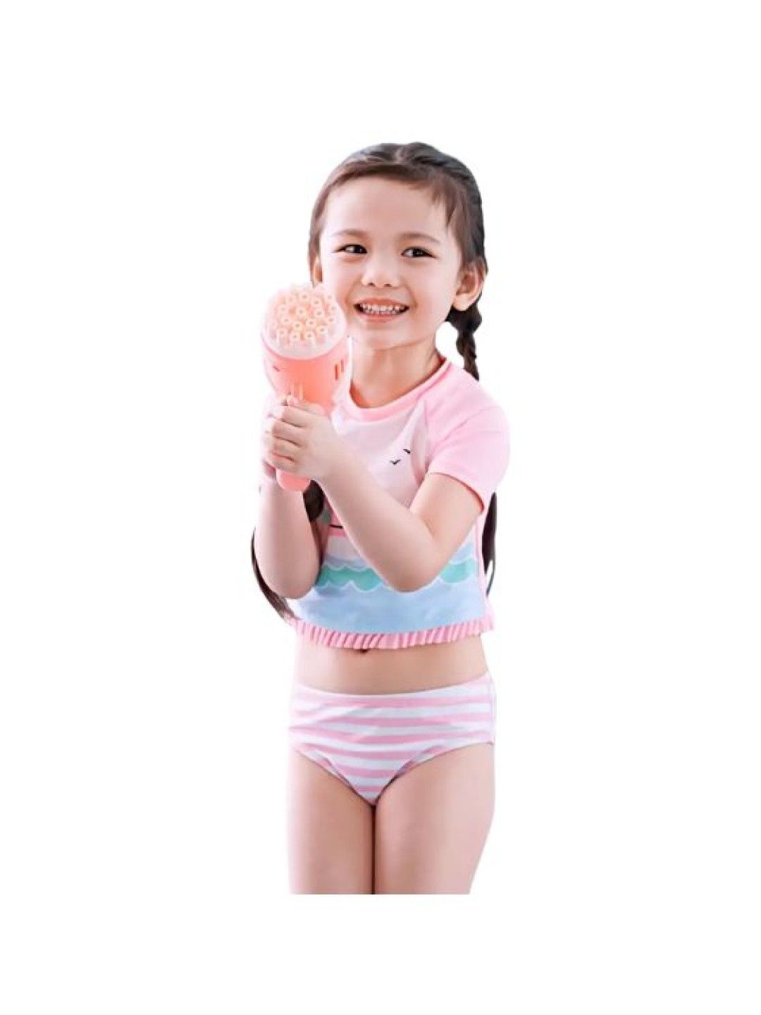 Swimsuit For Kids Little Wendy Two-Piece Swimsuit with Sun Hat